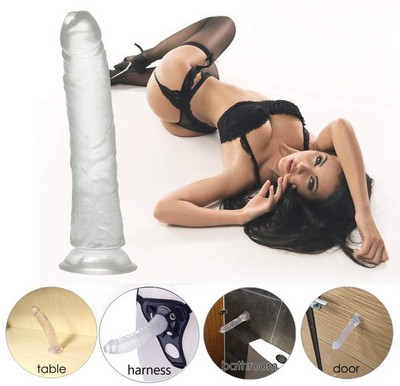 Realistic Jelly Dildo with Strong Suction Cup